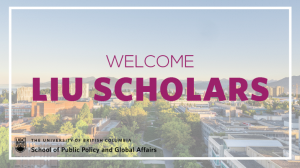 Welcome Liu Scholars - Website FT