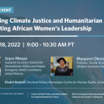 Advancing Climate Justice and Humanitarian Action: Celebrating African Women's Leadership