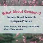 What About Gender+? Intersectional Research Design in Practice