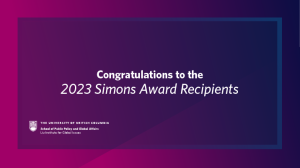 2023 Simons Award Recipients in Nuclear Disarmament and Global Security
