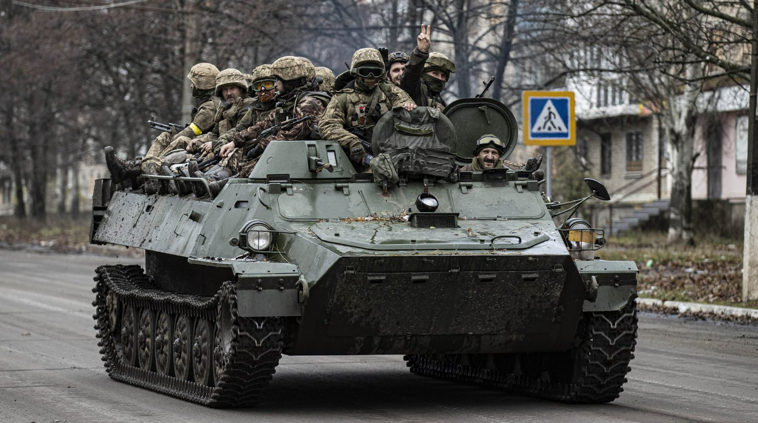 An army tank during the Russia-Ukraine War