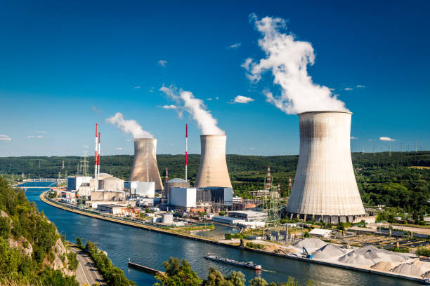 Tihange Nuclear Power Station in Huy, Belgium