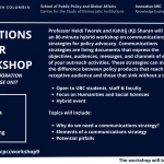 Comms Strategy Policy Workshop