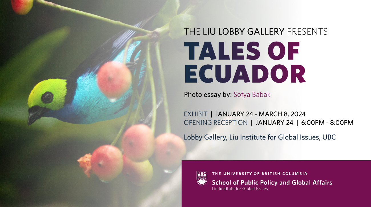 Tales of Ecuador Liu Lobby SPPGA