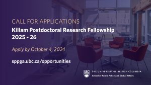 Killam Postdoctoral Research Fellowship Nomination – Apply by Oct 4