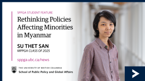 Su Thet San, MPPGA Second Year Student Rethinking Policies Affecting Minorities in Myanmar