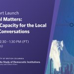 MAR 19 CSDI Municipal Matters: Building Capacity for Local Climate Conversations