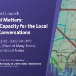 MAR 20 CSDI Municipal Matters: Building Capacity for Local Climate Conversations